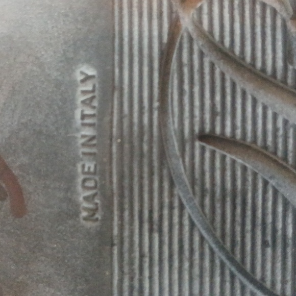 Vintage Brighton Black And Brown Bahama Sandals Womens Size 8 Leather - Picture 9 of 12